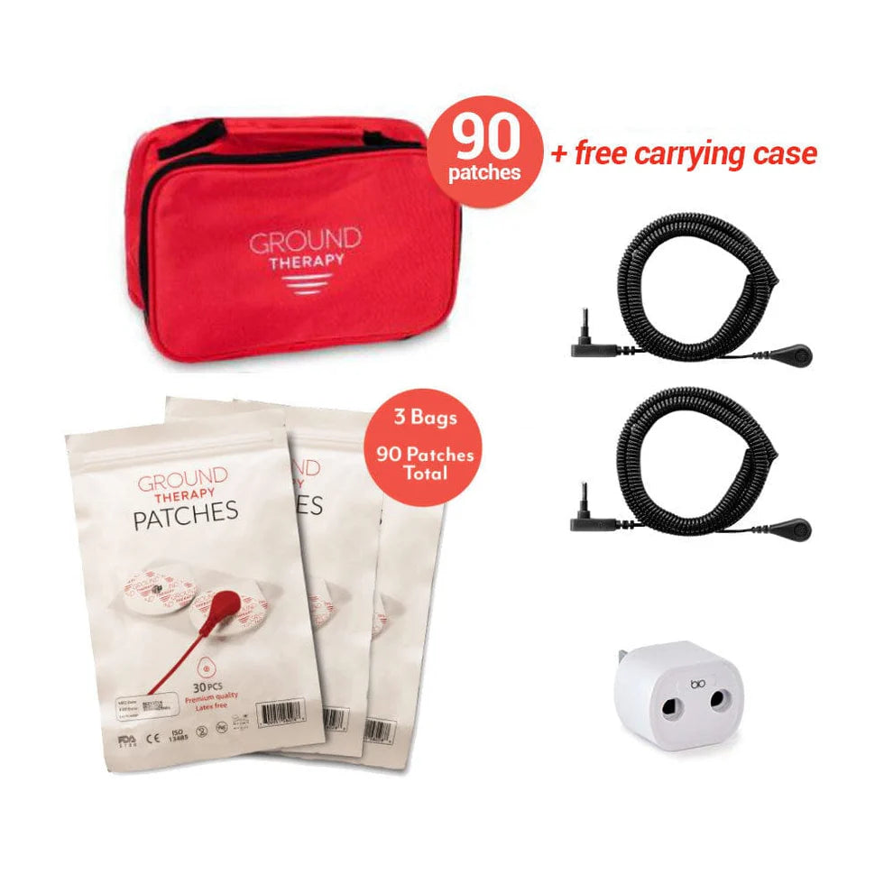 Earthing™ Premium Patch Kit 90 Patches Kit with Free Bag