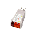 Electrical tester with LED indicators for US wall socket plugs only.